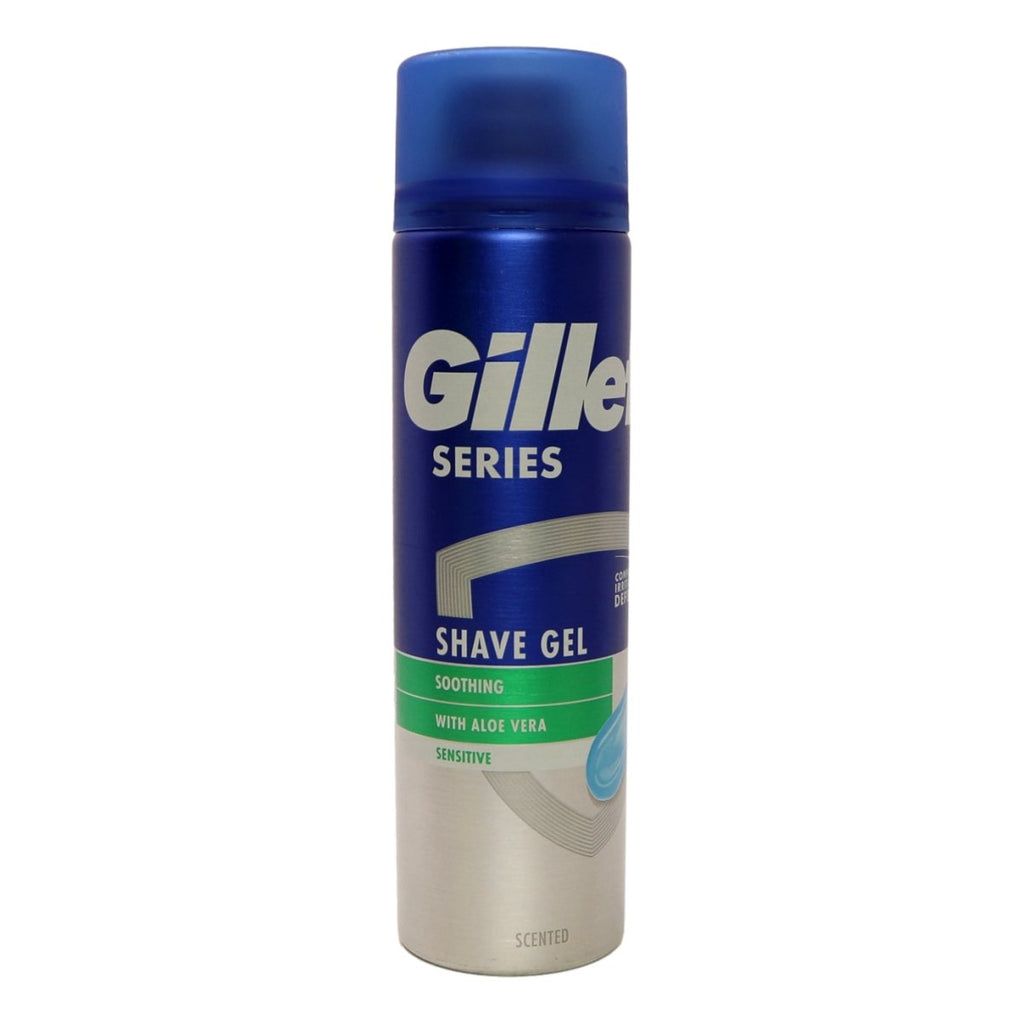 Gillette সিরিজ সেনসিটিভ স্কিন শেভ জেল অ্যালোভেরা সহ (২০০ মি.লি.)