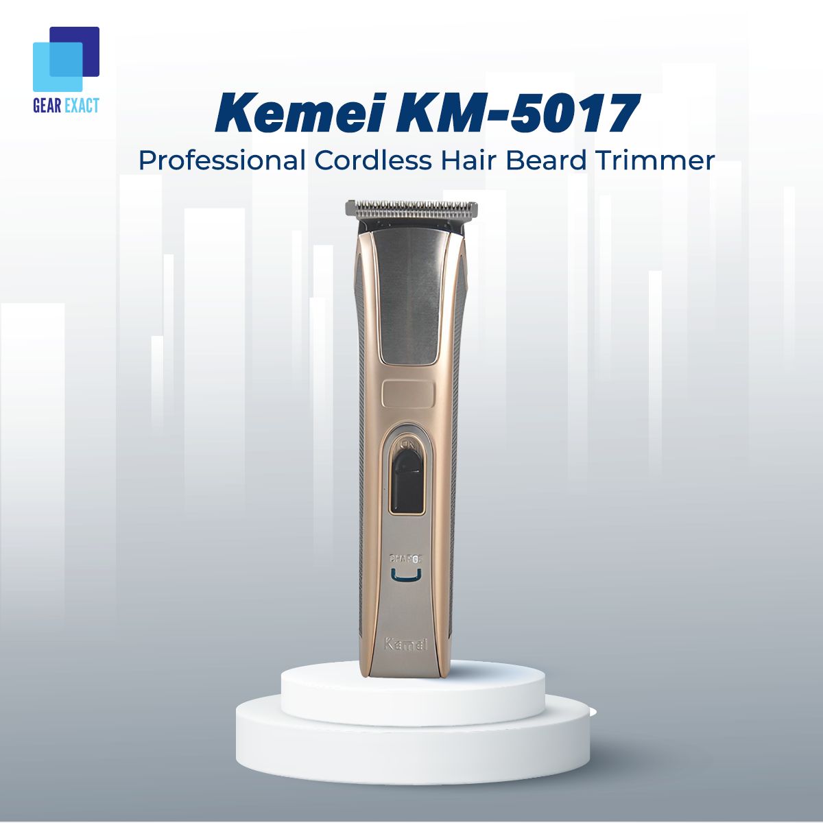 Kemei KM-5017 প্রফেশনাল কর্ডলেস হেয়ার ও বিয়ার্ড ট্রিমার