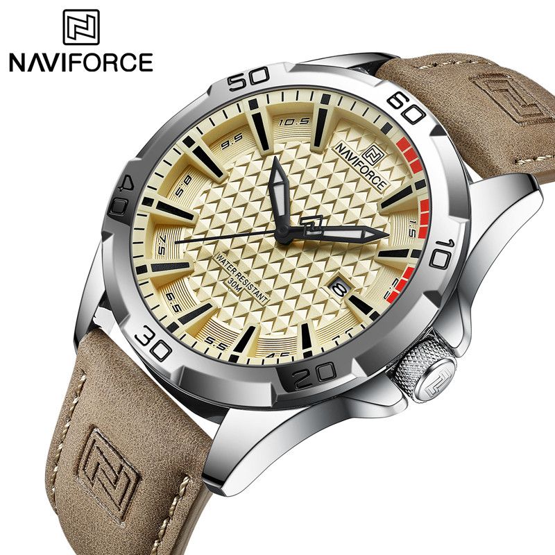 NAVIFORCE এনএফ৫০০৮ রোজ গোল্ড মেশ স্ট্র্যাপ লাক্সারি উইমেন্স ওয়াচ